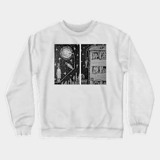 Ink Sketches - Three Lunatics and Graduation. 2012 Crewneck Sweatshirt